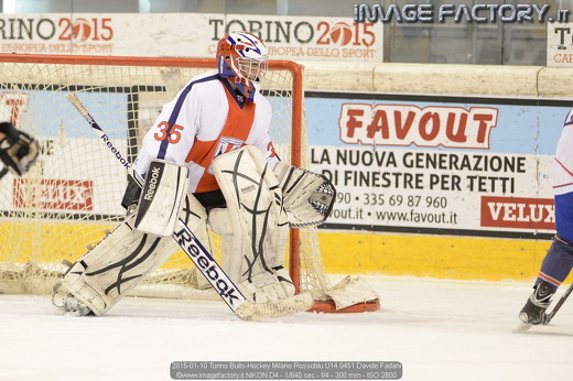 2015-01-10 Torino Bulls-Hockey Milano Rossoblu U14 0451 Davide Fadani